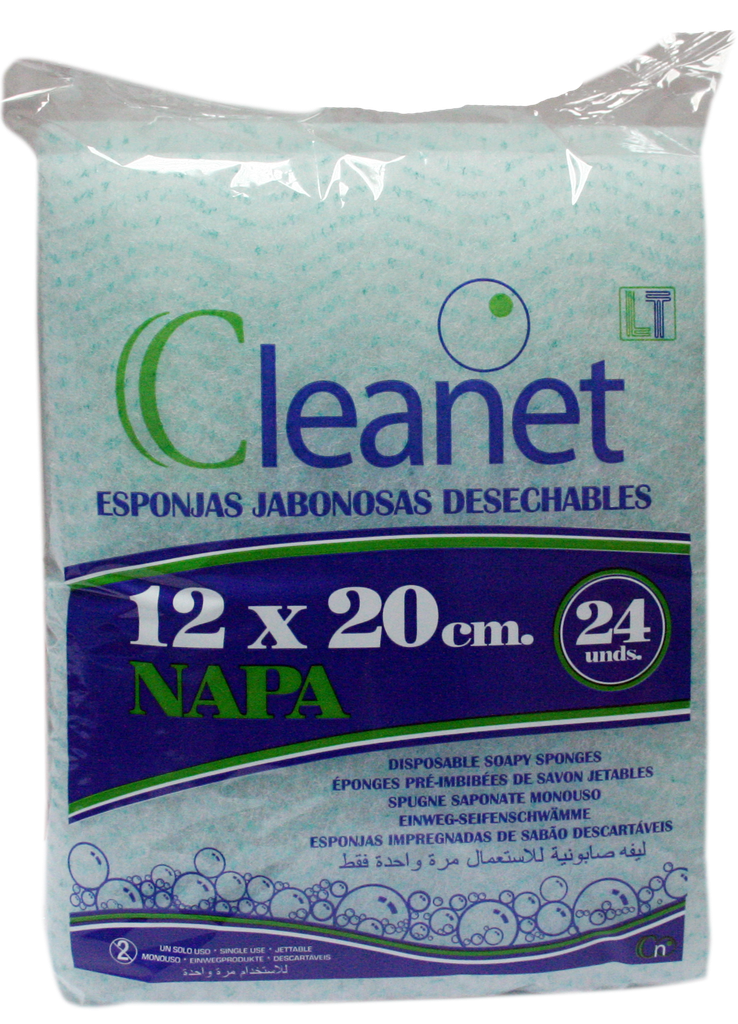 Cleanet® 20x12, Kompakt Seifenwaschlappen