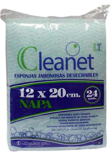 [87EN0901220-23] Cleanet® 20x12, Kompakt Seifenwaschlappen